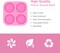 Super Shiny 1.5 inch Silicone Mold for DIY Round Circle Phone Grip Resin Mold, Phone Socket Molds for Epoxy Resin, 4-Cavity Silicone Mould for DIY Resin Casting Jewelry Making Badge Reel Mold